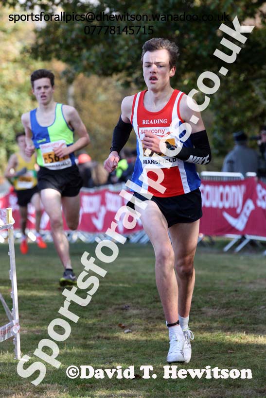 Mens under-17s, 2016 National Cross Country Relays, Berry Hill Park, Mansfield. Photo: David T. Hewitson/Sports for All Pics